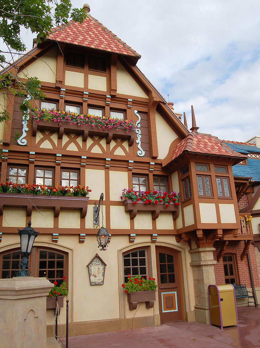 Half-timbered buildings in Magic Kingdom Walt Disney World