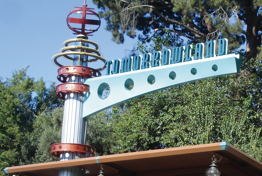 tomorrowland in disneyland